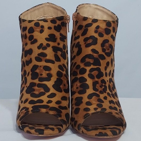 Venus Women’s Peep Toe Ankle Bootie Printed High Heels Size 7 - Picture 3 of 8